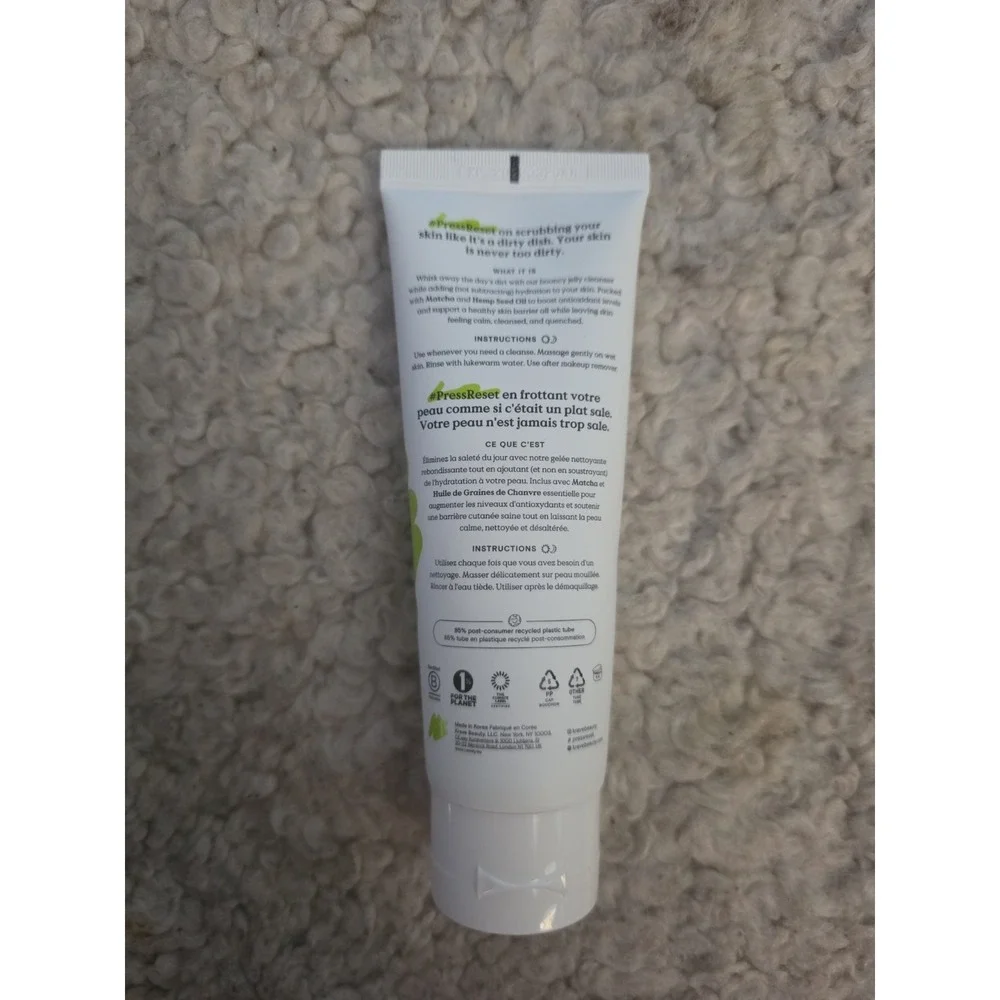 Krave Beauty Matcha Hemp Hydrating Cleanser New & Sealed Made in Korea